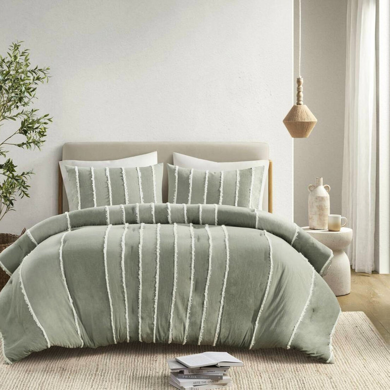Édredon 3 pièces pour lit double / grand Sage