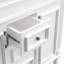 Armoire de rangement de salle de bain moderne avec 2 portes et 2 tiroirs Deshonte-229928023