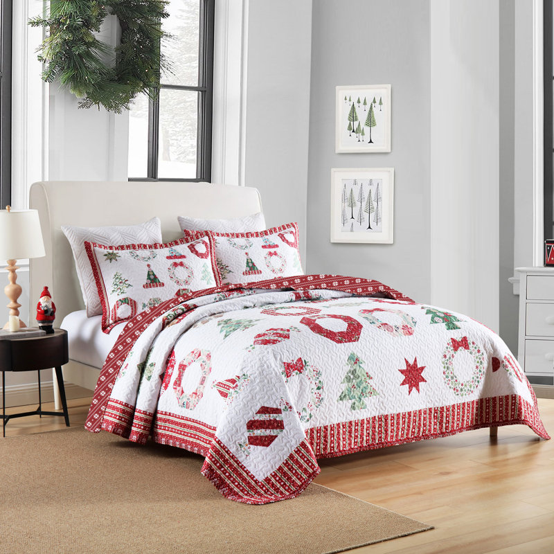 King Quilt + 2 King Pillow Shams