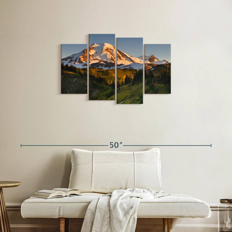 Alvord Sunrise Over Mt. Baker, H 22 po x l 36 po