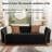 85.43" Upholstered Velvet Sofa-1569639526