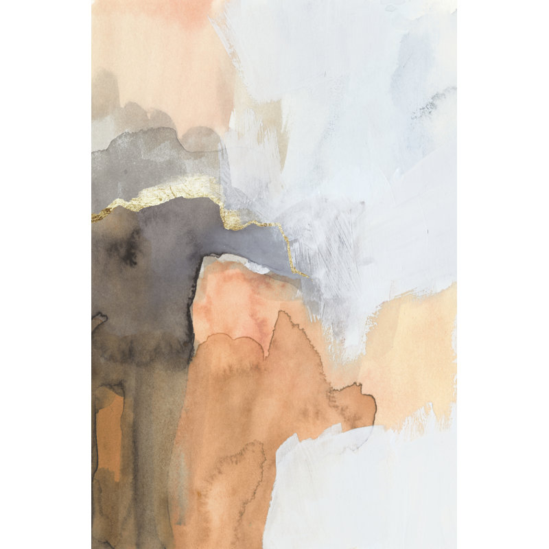 «Cusp IV» par Victoria Barnes - peinture sur toile tendue, H 18 po x l 12 po