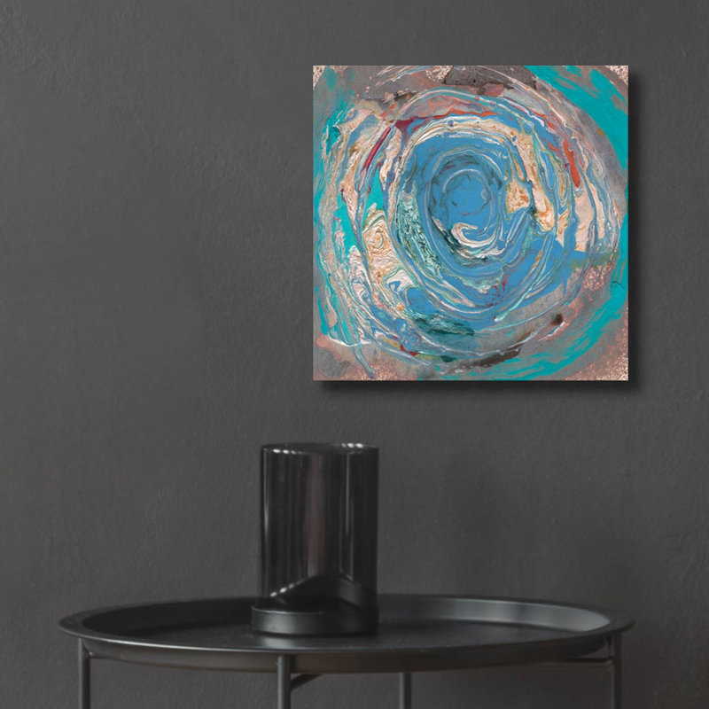  «Space Oddity 1» par Alicia Ludwig, art mural en verre acrylique, H 12 po x l 12 po x P 0,13 po