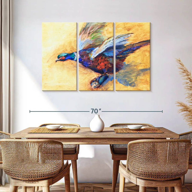Brampt Pheasant, 36" H x 57" W