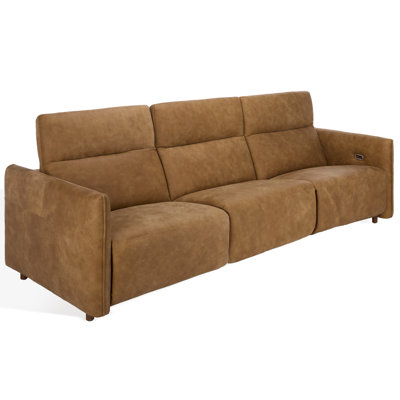 Canapé inclinable en cuir Doug