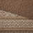 5 Piece Reversible Jacquard Bedspread Set Brown/Gold Queen