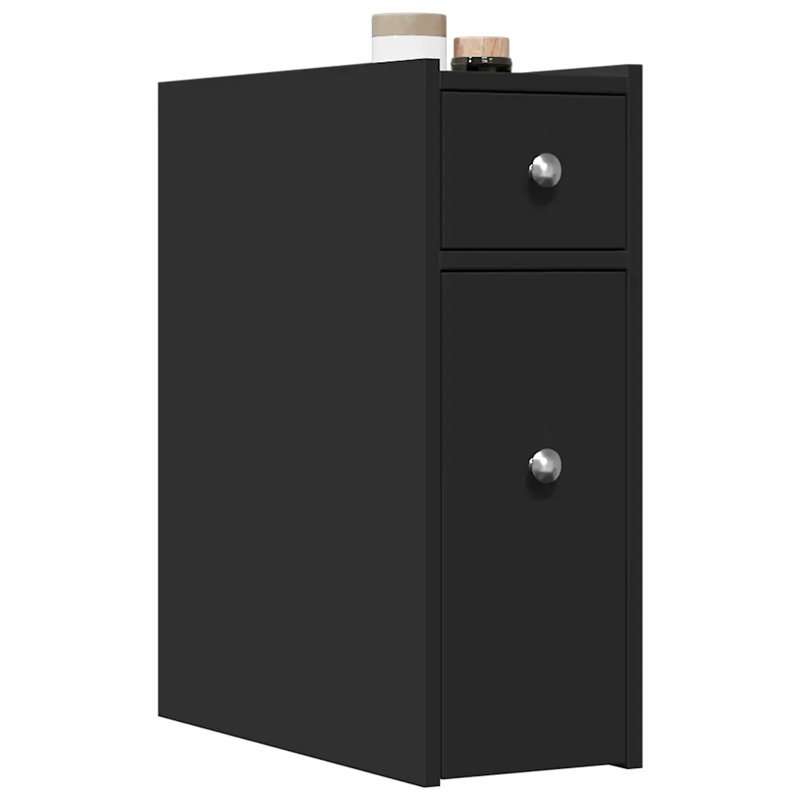 Arsis Bathroom Cabinet, Black