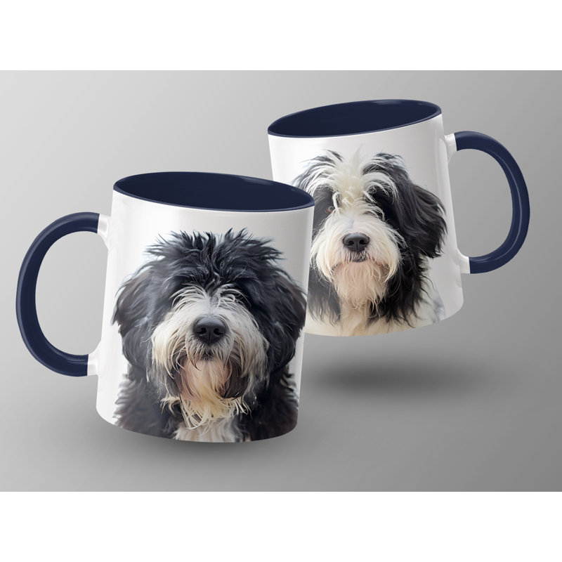 Ceramic Coffee Mug, 3, Navy