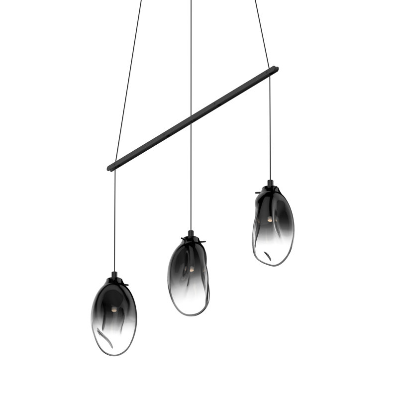 Liquid 9 - Light LED Pendant, Smoke Fade