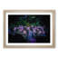 Neon Flamingos in Abstract - Framed Print-55727547-55727555