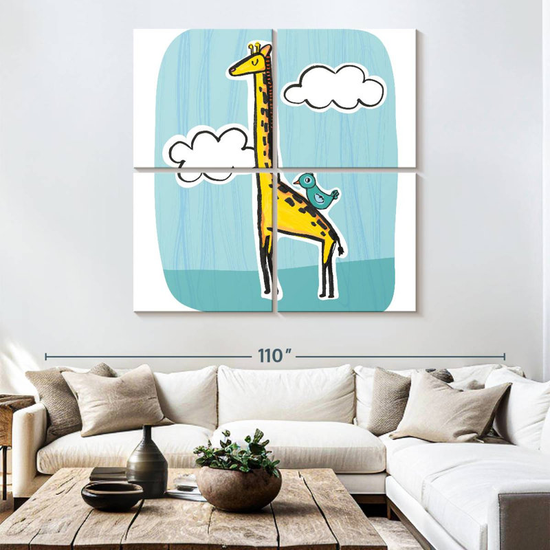 Ashelle Wild About You Giraffe, 74'' H x 74'' W