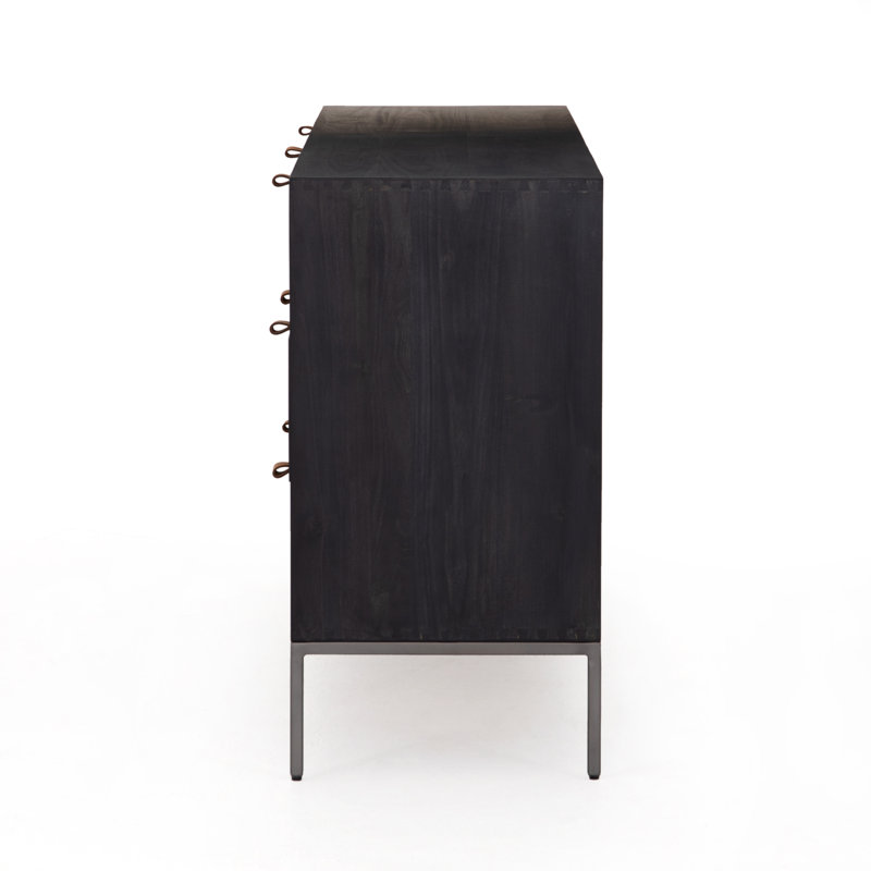 Trey 7 - Drawer Dresser, Black Wash Poplar