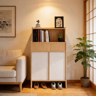 French style retro shoe cabinet