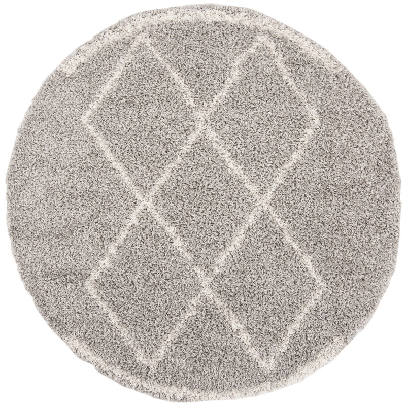 Tapis à poils longs Baringer Pro Lux, Rond 6 pi 7 po