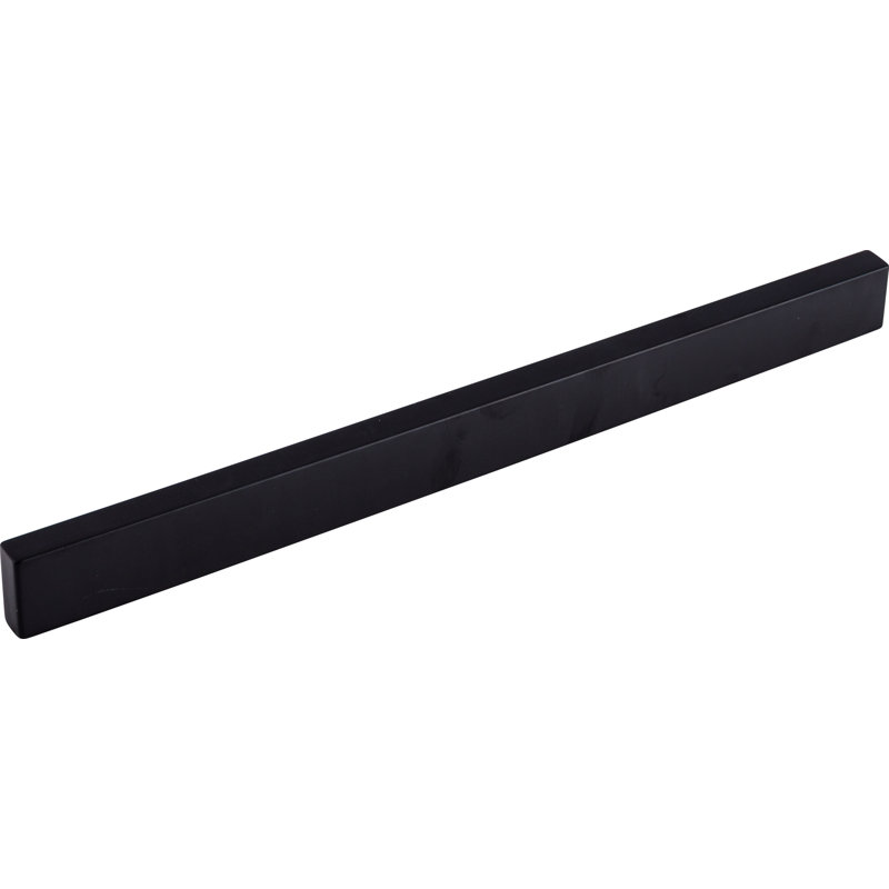 Modern Metro Finger Pull, Flat Black, 12" Center to Center