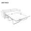 Canapé-lit moderne 80,7 po 2-en-1 avec grand matelas mémoire 63 po * 70,9 * 3,3 po, pour les espaces de salon-1476841473