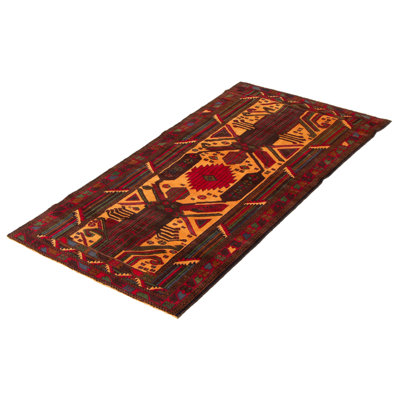 Dequita Wool Oriental Indoor Rug