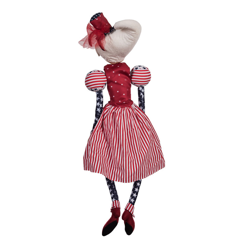 Annie Star Patriotic Gathered Traditions Joe Spencer Art Doll Figure