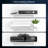 White Tempered Glass Floating Wall Shelf