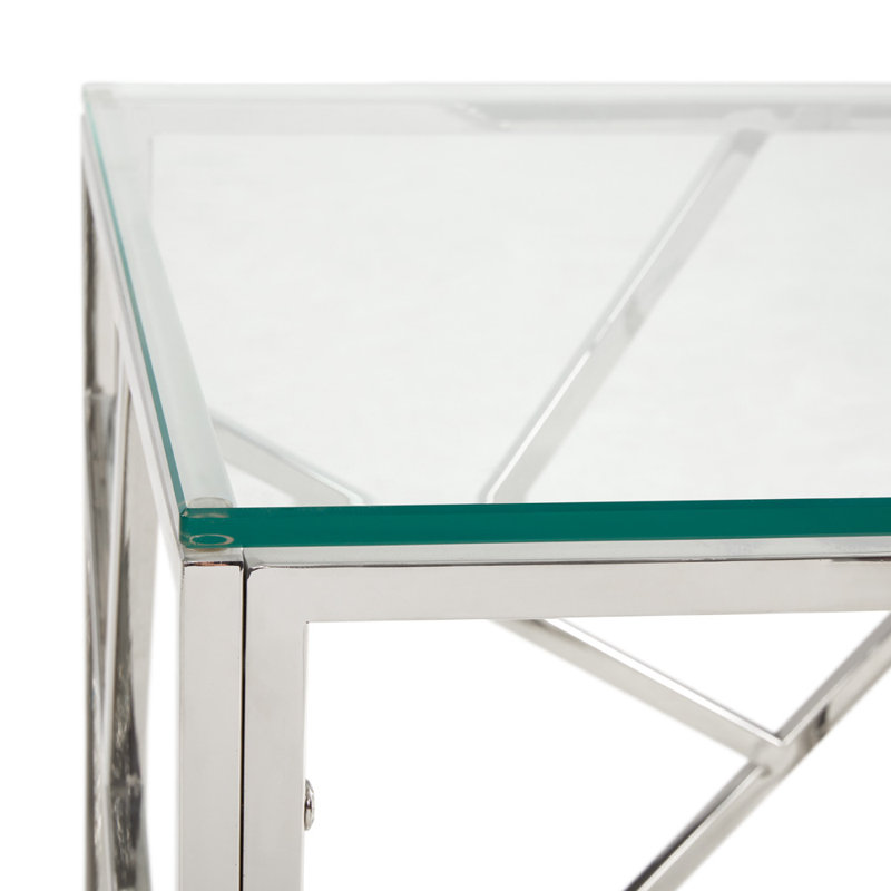 Console 45 po Laith, Argent