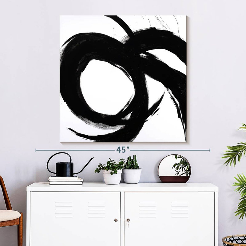 Avery Circular Strokes II, 33" H x 33" W