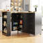 Wood Kitchen Island-1985215328