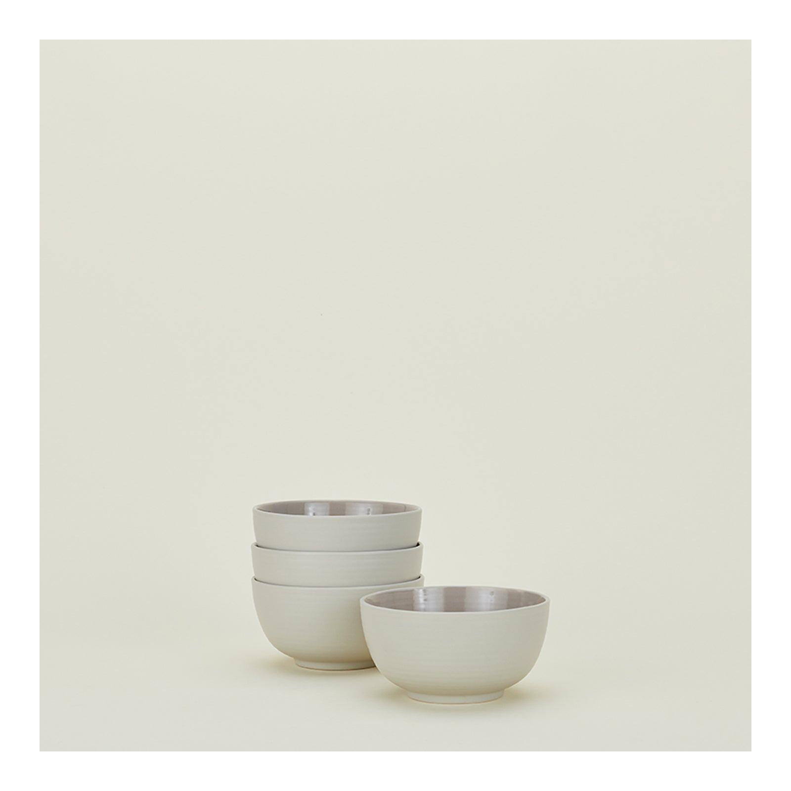Essential Stoneware Dinnerware Set, Light Gray
