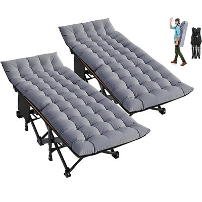 Folding Cot Camping Cot, Folding Camping Bed Outdoor Portable Military Cot