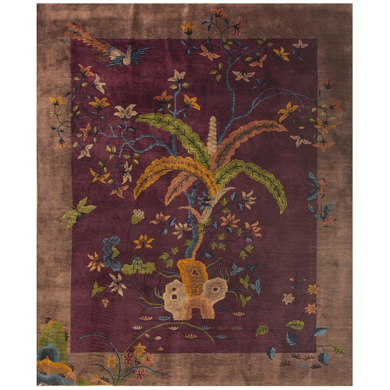 One-of-a-Kind 8'0" X 9'0" Rectangle Hand Knotted Area Rug