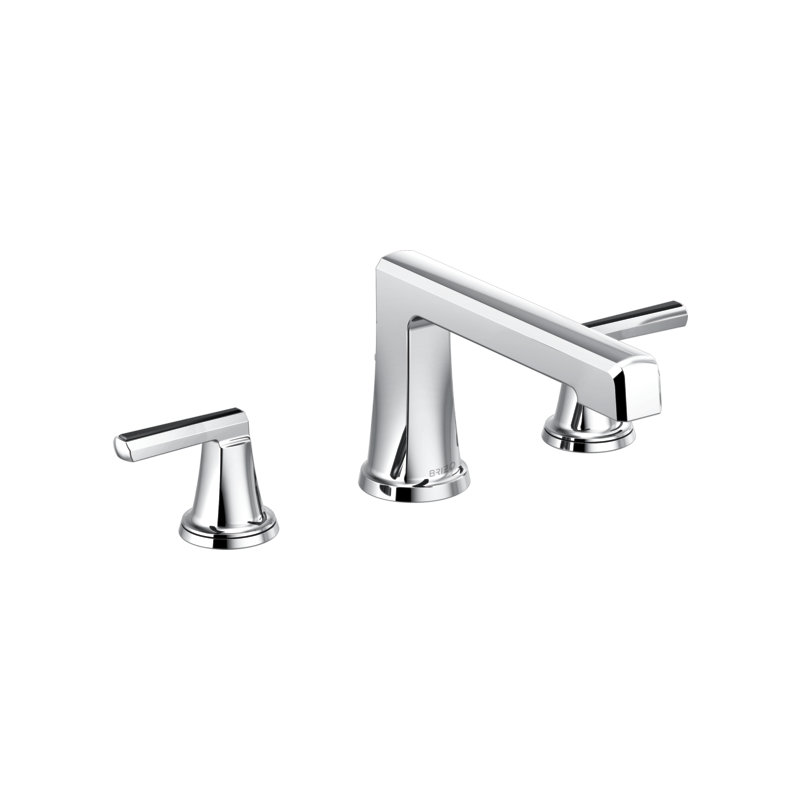 Levoir® Two-Handle Wall Mount Lavatory Faucet - Less Handles, Lever, Luxe Gold