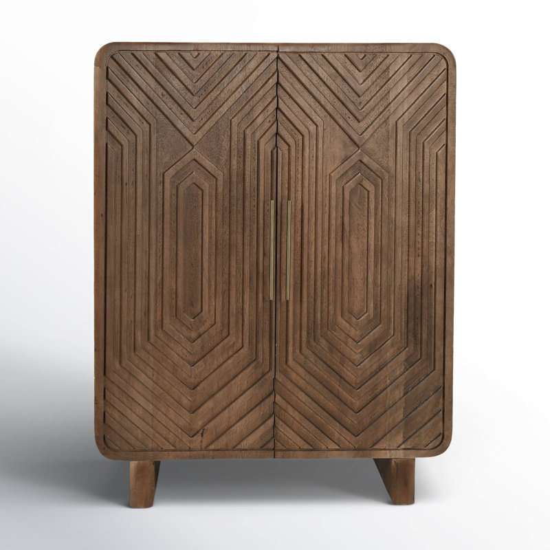 Holmes Solid Wood Bar Cabinet
