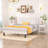 4 Pieces Bedroom Set Upholstered Bed Frame, 4-Drawer Dresser And Nightstand Set-430871447