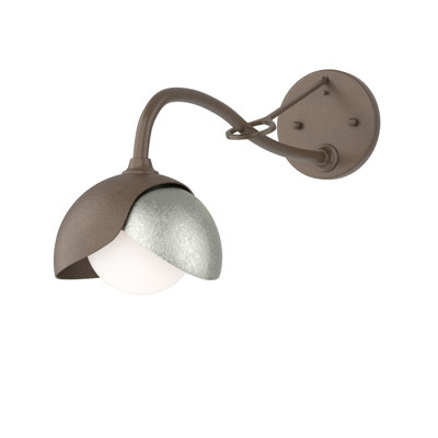 Brooklyn 1 - Light Hardwired Armed Sconce