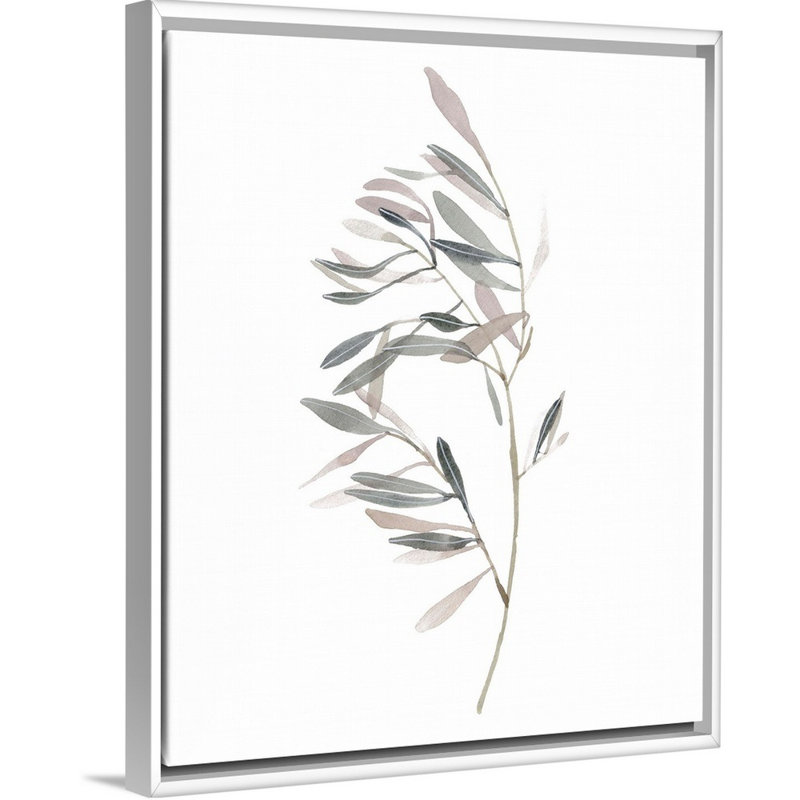 «Gentle Breeze I», art mural sur toile, H 32 po x l 26 po, Toile avec cadre blanc