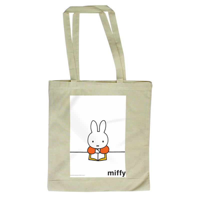 Miffy Reading a Book Tote Bag