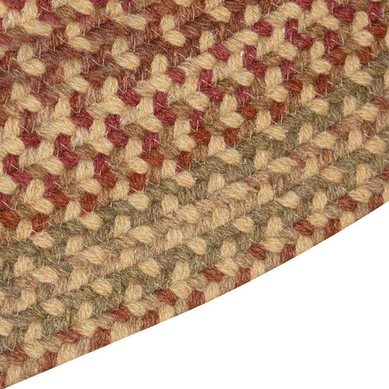 Hand Knotted Wool Area Rug in Wheat