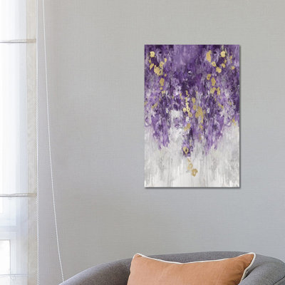 Cascading Purple by Nikki Robbins - Wrapped Canvas Gallery-Wrapped Canvas Giclée