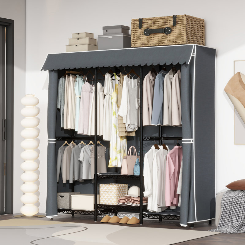 Portant pour vêtements avec capacité de charge de 800 lb, 70,87 po pour vêtements suspendus