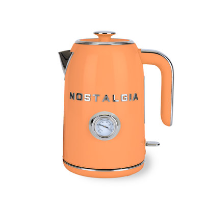 Classic Retro Water Kettle, 1.7 L, Orange
