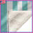 Teal Vertical Stripes Blankets-125166923