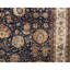 Tapis bleu et crème noué à la main de haute qualité