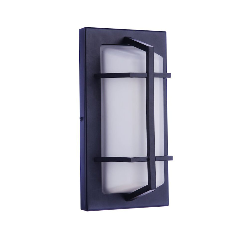 Cloison rectangulaire, H 2,98 po x l 5 po x P 5 po, Noir