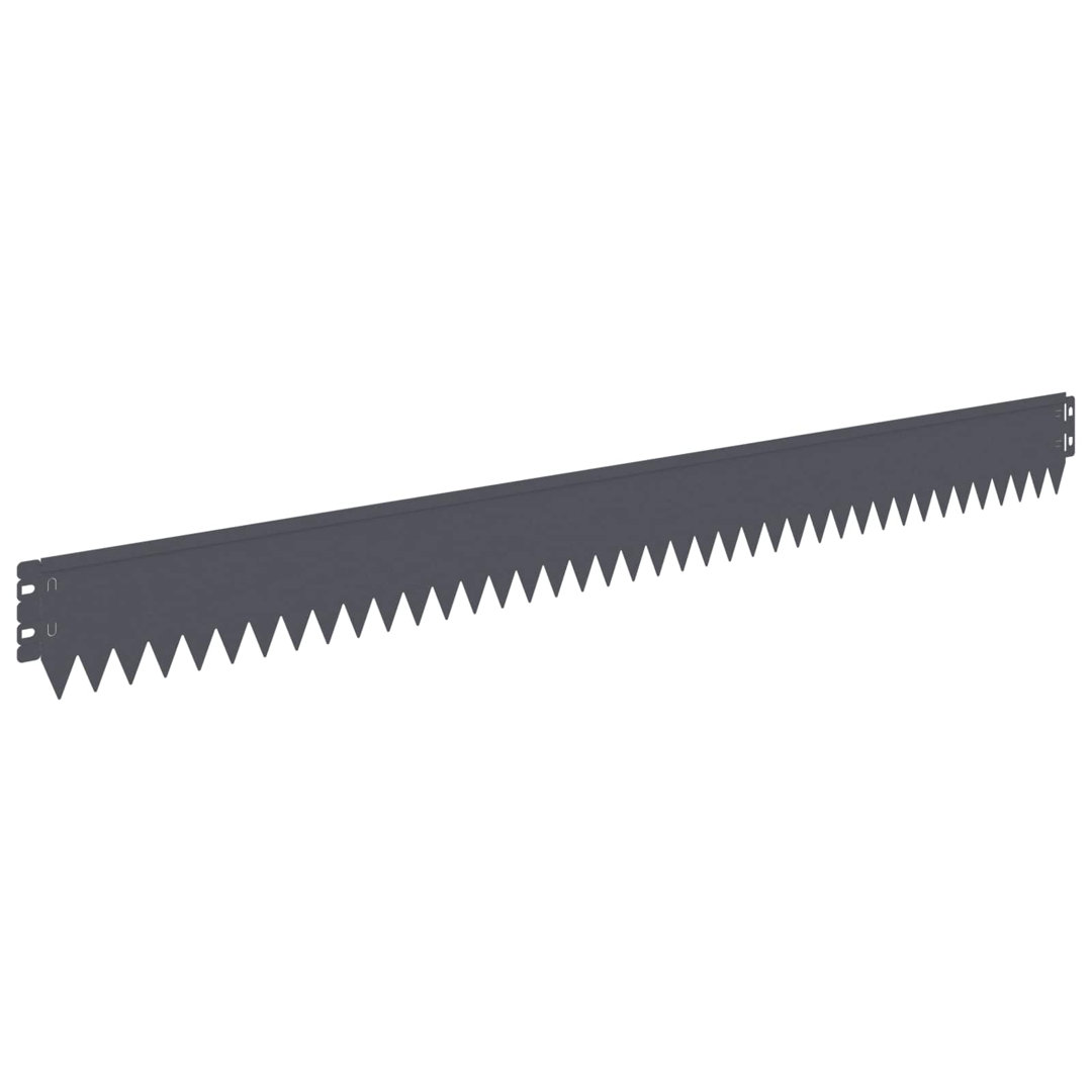 10cm H x 103cm W Steel Lawn Edging