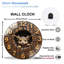 Horloge murale 12 po