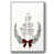 White Floater Framed
