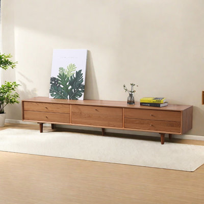 Modern Simple Cherry Wood TV Stand