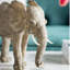 Accent d'éléphant en polyrésine tai, marche