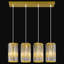 Luminaire suspendu moderne à 4 lumières Mini lustres en cristal Luminaire suspendu réglable pour îlot de cuisine Couloir Chambre à coucher-1303406866