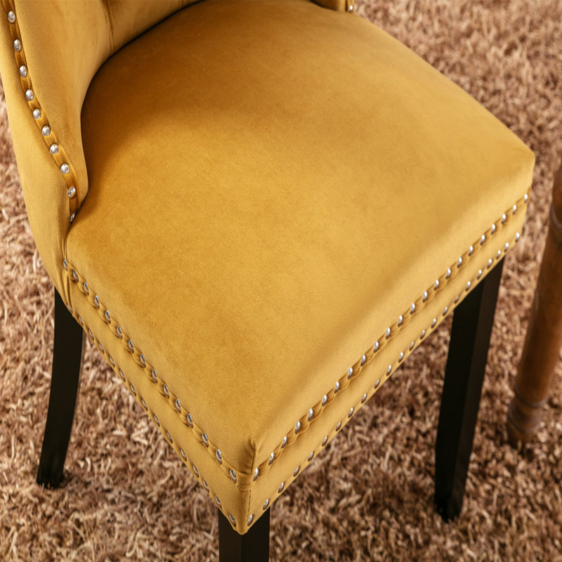 Gigee Dining Chair, Gold, Black