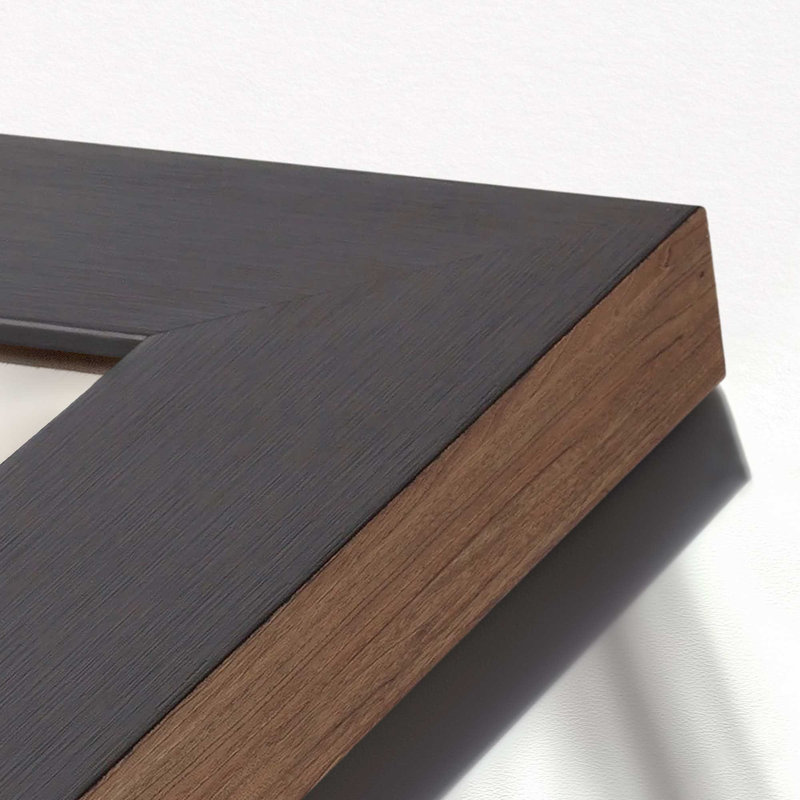 Miroir Ramino, Noir satiné, 41,5 po x 29,5 po